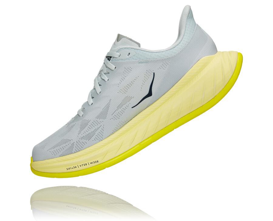 Hoka One One Tenisky Panske Biele - Carbon X 2 - 60253-PDMH